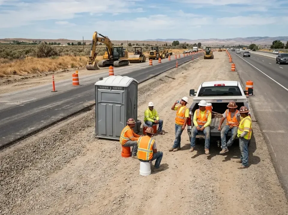 highway-road-construction-crew-007 — frequently asked questions, Porta Potty and Restroom Rentals in Oakland, CA